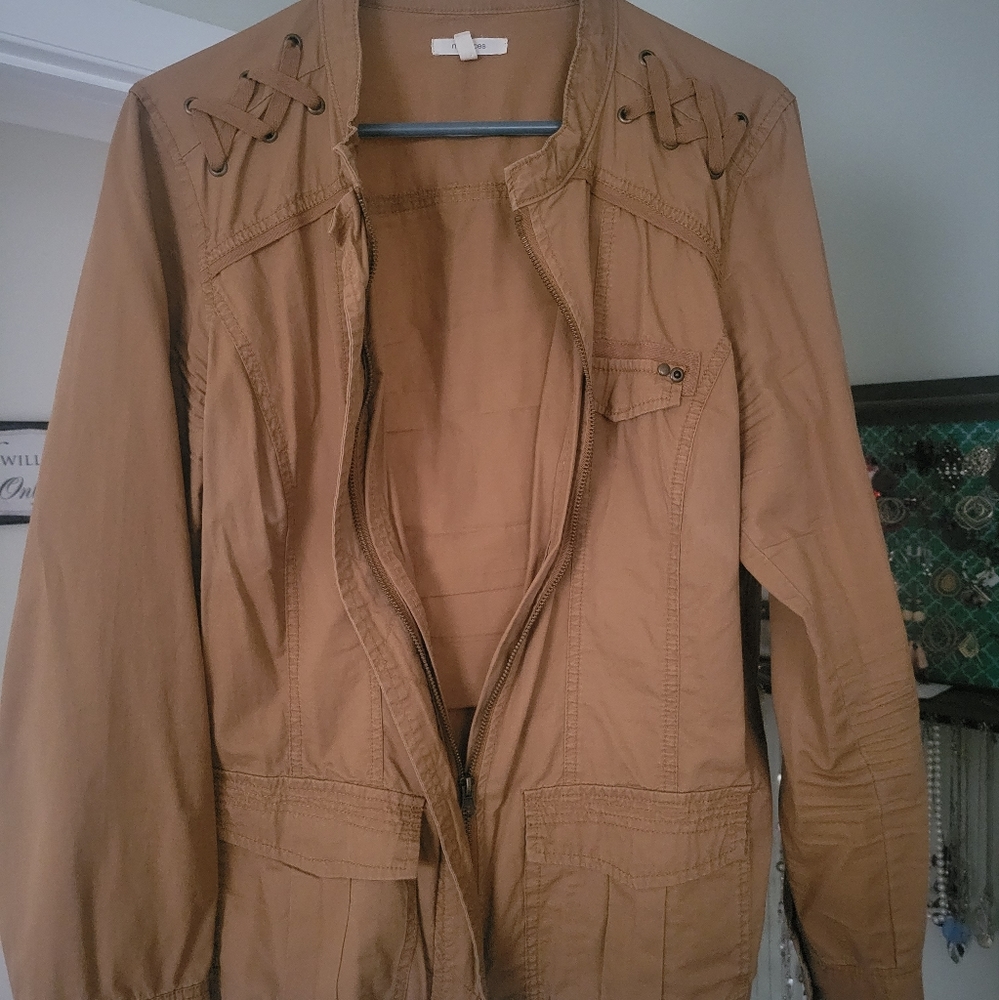 Maurices mustard yellow plus size 0 jacket